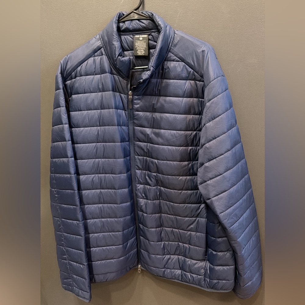 True Classic‎ | Men’s Navy Quilted Puffer Jacket | Like New | XL